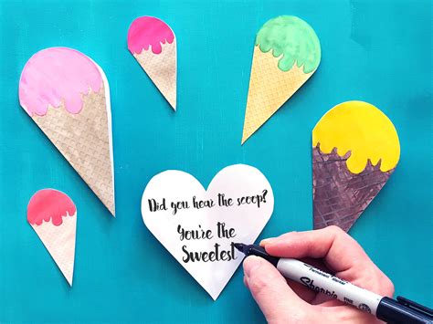 Ice Cream Card - A Sweet Printable - Creating Creatives