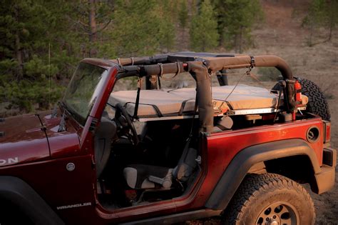 Hanging Bed Turns 2 Door Jeep Wrangler Into A No Limits Micro Rv