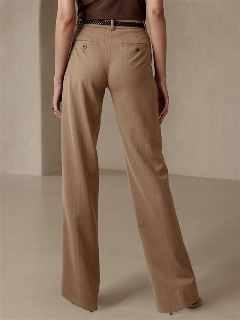 Siena Straight Italian Wool Pant Banana Republic