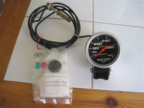 Buy Auto Meter Pro Comp Liquid Filled Water Temp With Chrome Cup In