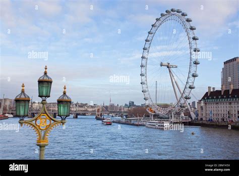 The famous London Eye Stock Photo - Alamy