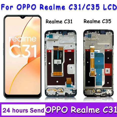 Качество AAA для OPPO Realme C31 C35 ЖК-дисплей RMX3501 RMX3511 ...