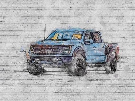 Ford Raptor Truck Drawings