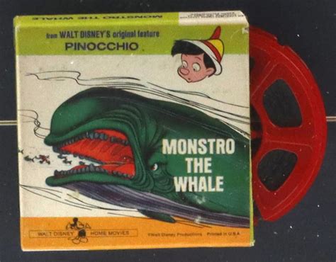 Disney "Pinocchio: Monstro The Whale" Custom Framed 8mm Film Reel ...