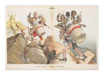 IMPERIALISM White Mans Burden Political Cartoon By The History Depo