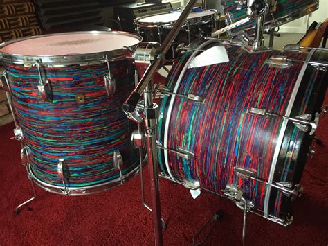 Psychedelic Red My Favorite Vintage Ludwig Wrap Rdrums