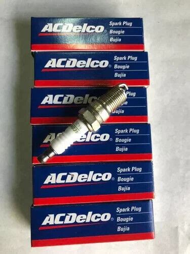 NEW GENUINE GM ACDelco Spark Plugs R42LTS Set Of 6 EBay