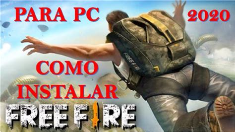 Como Instalar Free Fire Pc