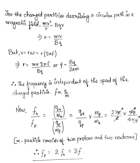 An Alpha Particle Moving With A Velocity V At Right Angles To A