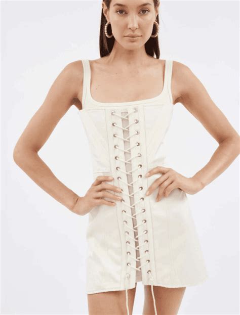 Dion Lee Laced Utility Corset Dress Its Rented