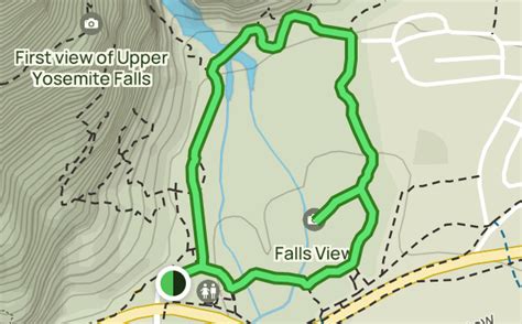 Yosemite Falls Trail Map - Channa Antonetta