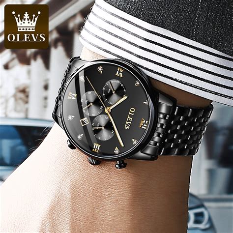 Top Brand Luxe Mannen Quartz Horloge Waterdicht Mo Vicedeal