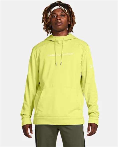 Mens Armour Fleece® Graphic Hoodie Under Armour