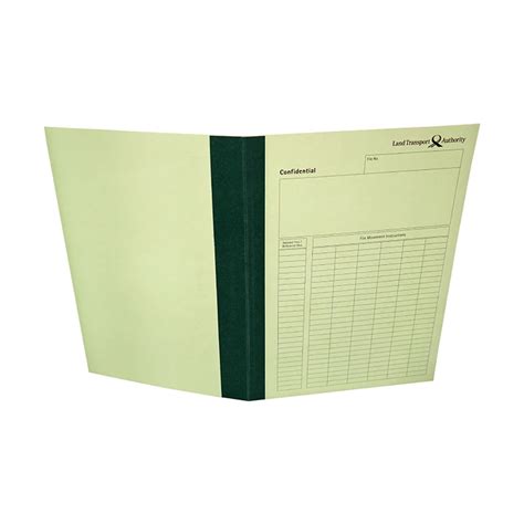 Custom Printed Green Tape Side Document Manila Folder With Gusseted