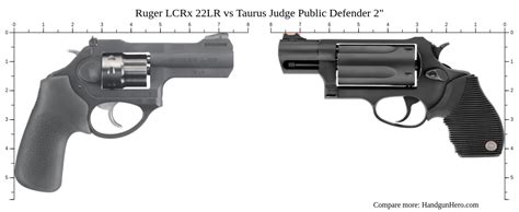 Ruger Lcrx Lr Vs Taurus Judge Public Defender Size Comparison