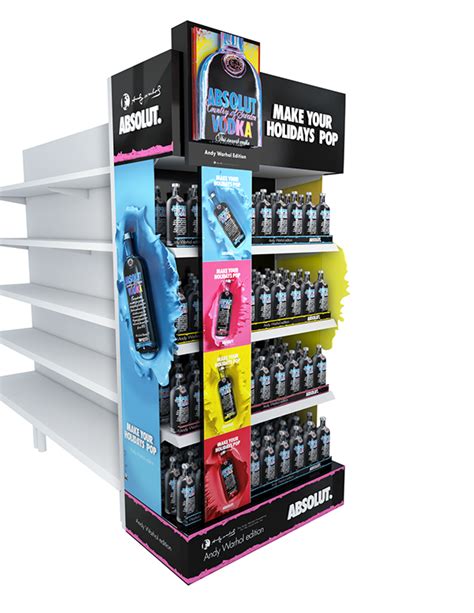 Absolut Warhol On Behance Retail Display Pop Display Pos Display