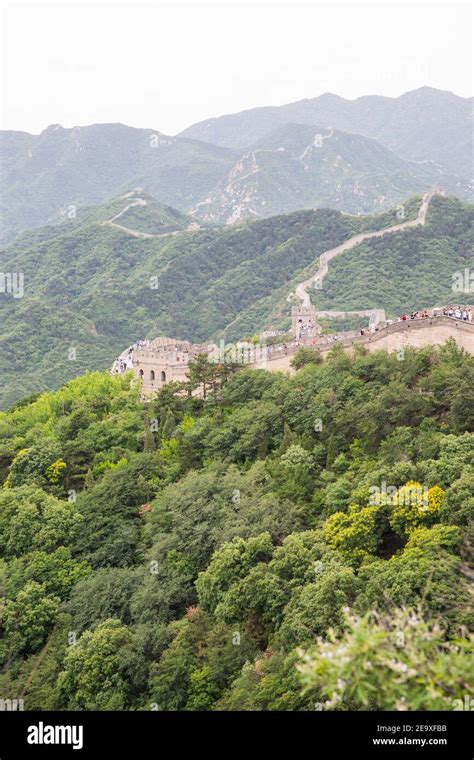 Great Wall of China in springtime Stock Photo - Alamy