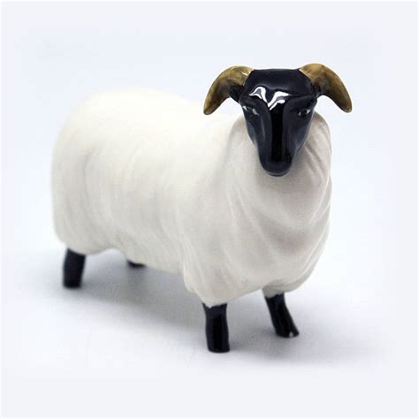 Beswick Medium Sized Black Faced Sheep Figurine Clyde On 4th Antiques