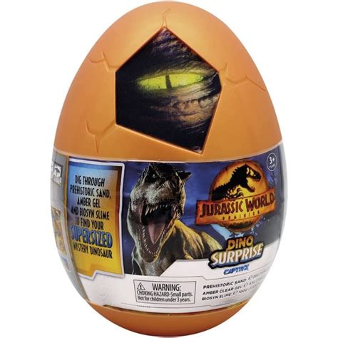 Ovo Surpresa Jurassic World CAPTIVZ Dominion Edition