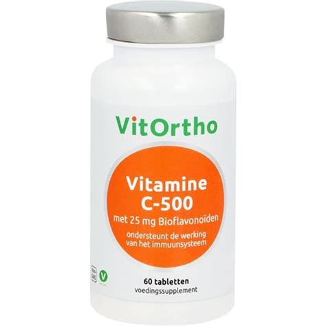 Vitortho Vitamine C Met Mg Bioflavonoiden Tabletten Nu