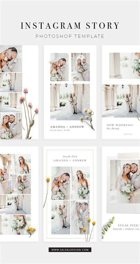 Wedding Instagram Stories Bundlestory Templateinstagram Etsy