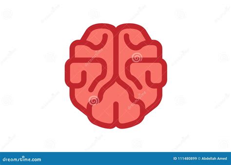 The Brain Pinky Logo stock vector. Illustration of neurology - 111480899