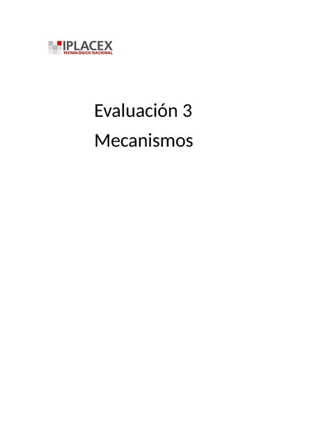 Evaluacion Mecanismos Evaluaci N Mecanismos En Un Taller