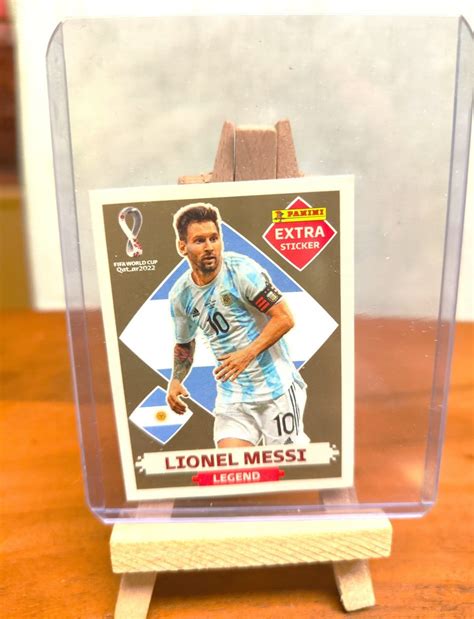 Panini World Cup Lionel Messi Extra Sticker Gold 2022 Catawiki