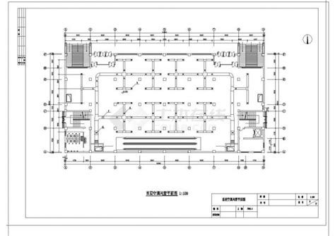 小型商场空调系统设计施工cad图商业建筑土木在线