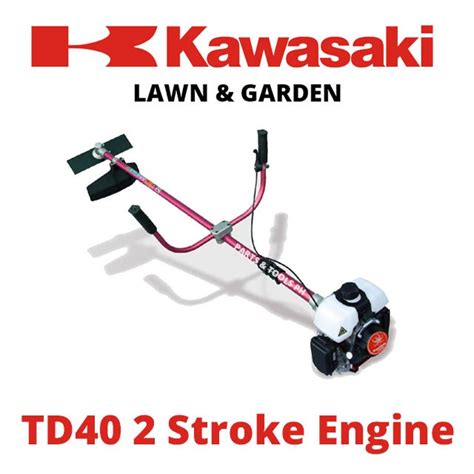 Kawasaki Brush Grass Cutter Td40 2 Stroke Lawn Mower Beecost