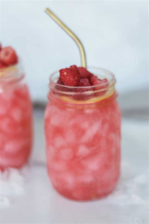 Raspberry Lemonade Cocktail Happy Hour At Home An Unblurred Lady