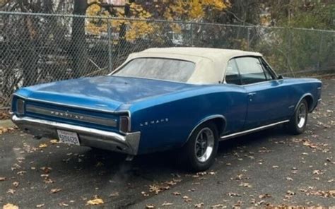 1966 Pontiac LeMans Convertible Rear Barn Finds