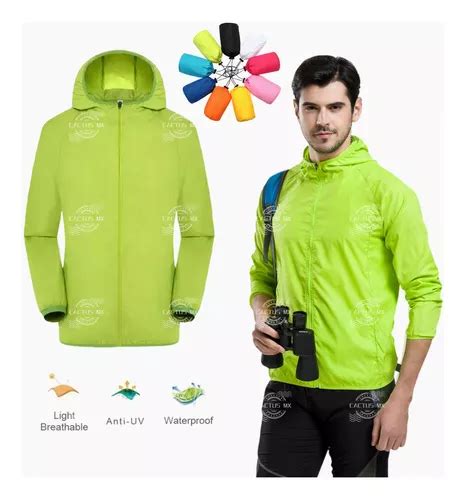 Chaqueta Cazadora Rompevientos Deportiva Semi Impermeable Mercadolibre