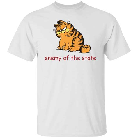 Garfield enemy of the state shirt - Bucktee.com