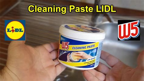 Lidl Cleaning Paste Funziona Pasta Pulente W5 Youtube