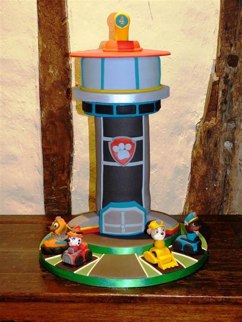 Paw Patrol Lookout Tower cake - Decorated Cake by Angel - CakesDecor