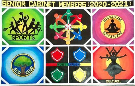 School cabinet members' chart | Drawings, Drawing & painting, Painting