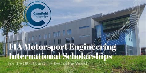 FIA Motorsport Engineering International Scholarships at Cranfield University, UK - Scholarship ...