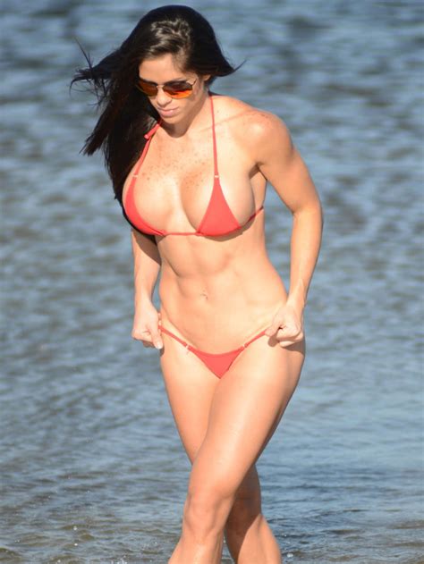 Michelle Lewin Red Bikini Candids In Miami GotCeleb