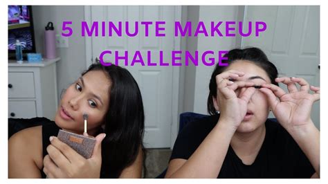 5 Minute Makeup Challenge With Fabi Youtube