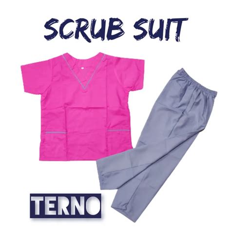 SCRUB SUIT TERNO UNISEX Lazada PH