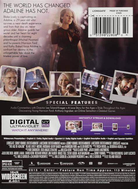 THE AGE OF ADALINE - HamiltonBook.com