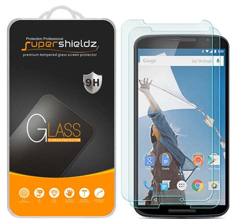 X Tempered Glass Screen Protector For Motorola Google Nexus Screen