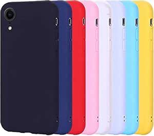 8 X Coque Pour Iphone XR Silicone Souple Etui Housse Pour Apple Iphone