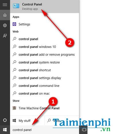 Cách Vào Truy Cập Control Panel Trên Windows 10