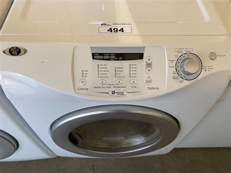 White Maytag Neptune Dryer Model Mde9700azw