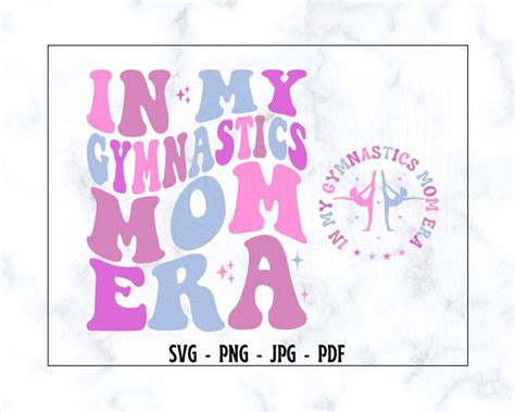 In My Gymnastics Mom Era Svg Png Gymnastics Mom Svg Gymnastics Svg