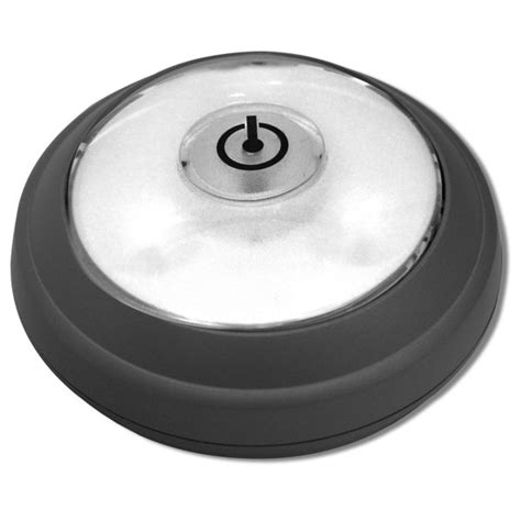 Rite Lite Gray Battery Powered Led Puck Light Lpl620 Zoro