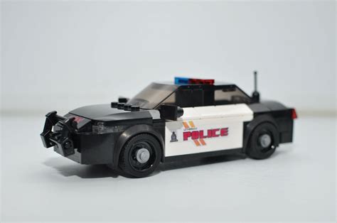 Custom Black And White Police Car Toy Model Built Compatible With Lego® Bricks Ebay