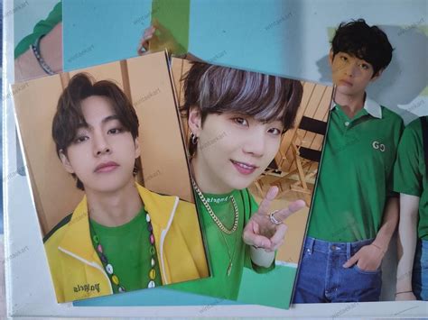 BTS BUTTER CARDIGAN PC KIM TAEHYUNG V MIN YOONGI SUGA PHOTOCARD PC